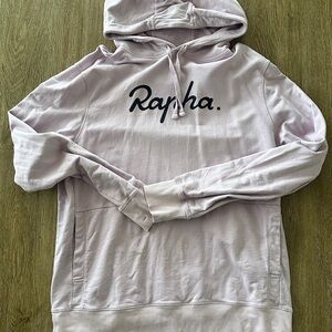 Rapha Logo Pullover Hoodie — XXL — Pink/Lilac